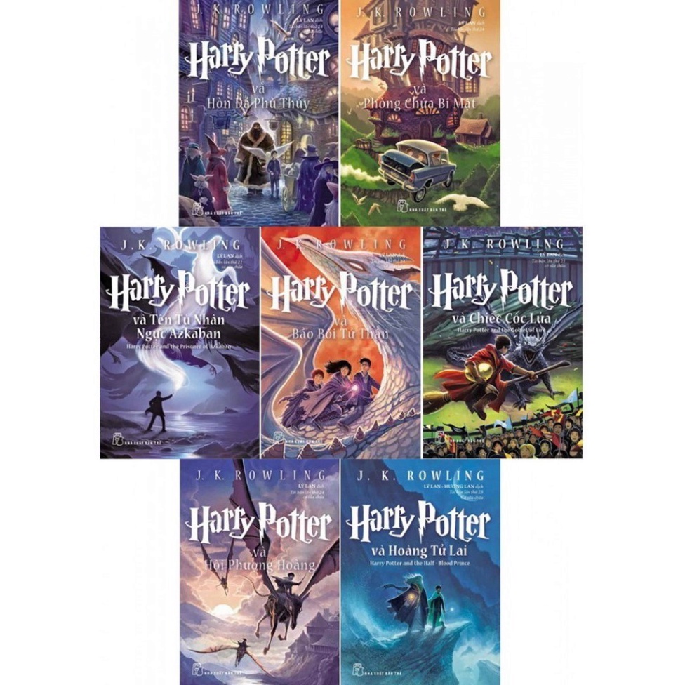 Truyện Harry Potter: Trọn bộ 7 cuốn - (Lẻ các tập) ( NXBT )