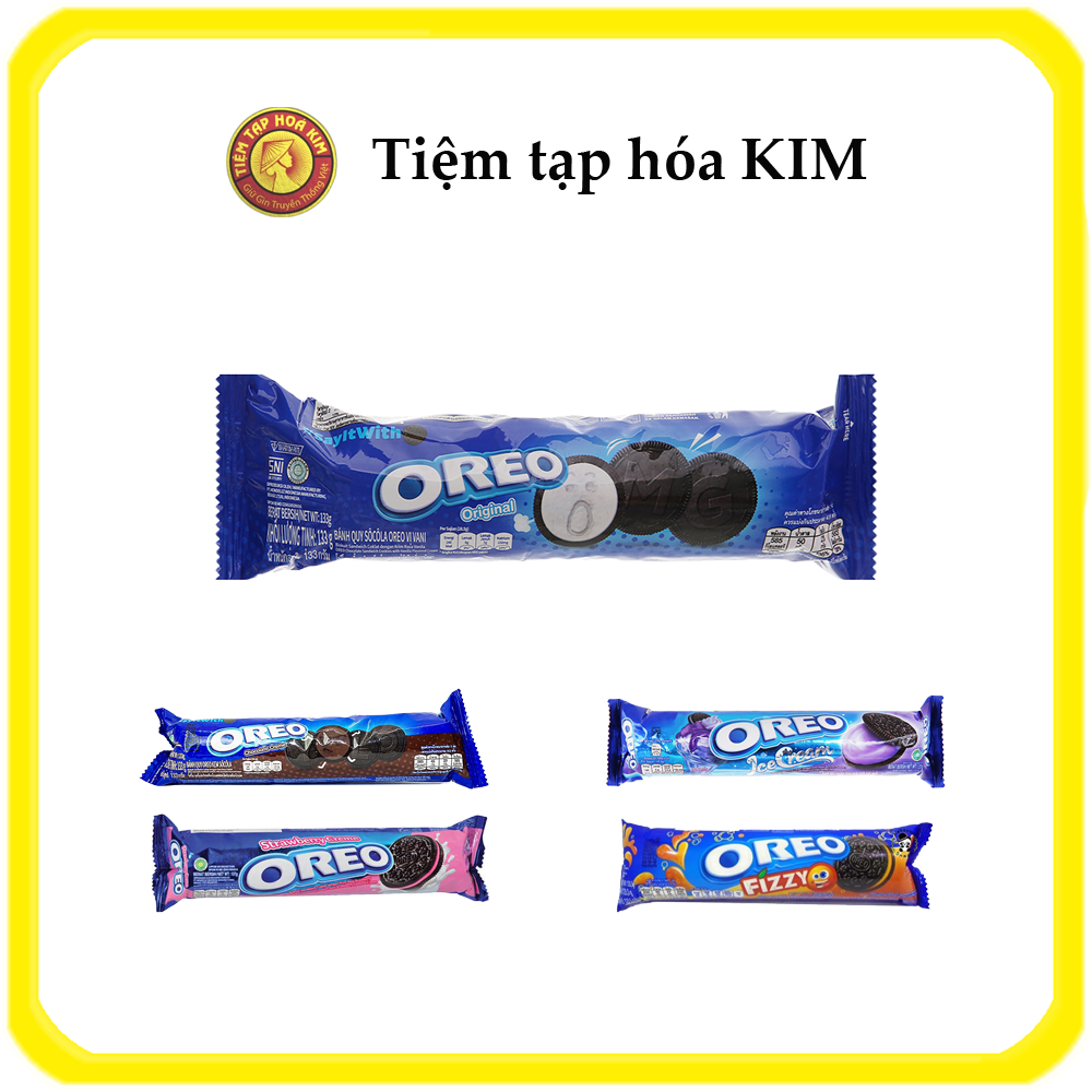 Bánh Quy Oreo Dạng Thỏi 133G (Đủ vị)
