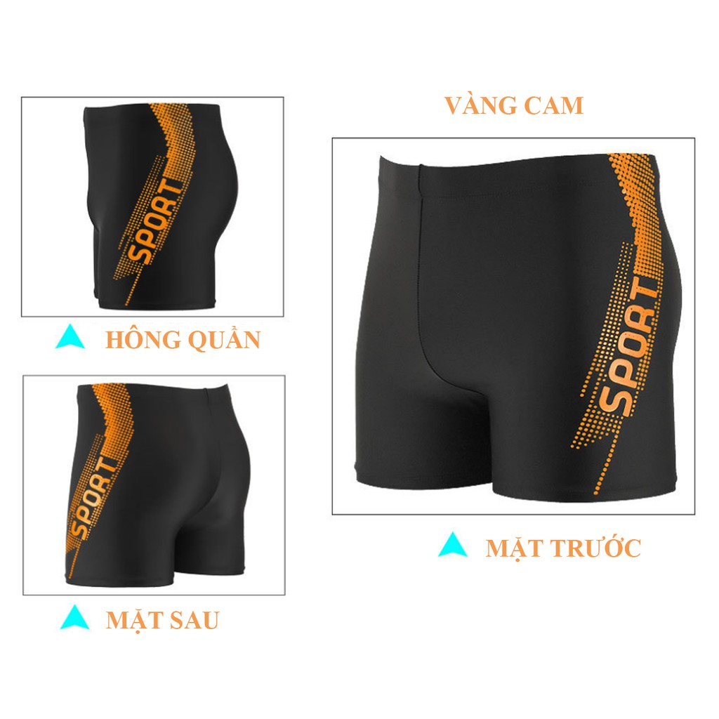 (S.A.L.E S.Ố.C) Quần bơi nam dáng đùi SHORT SPORT co giãn 4 chiều