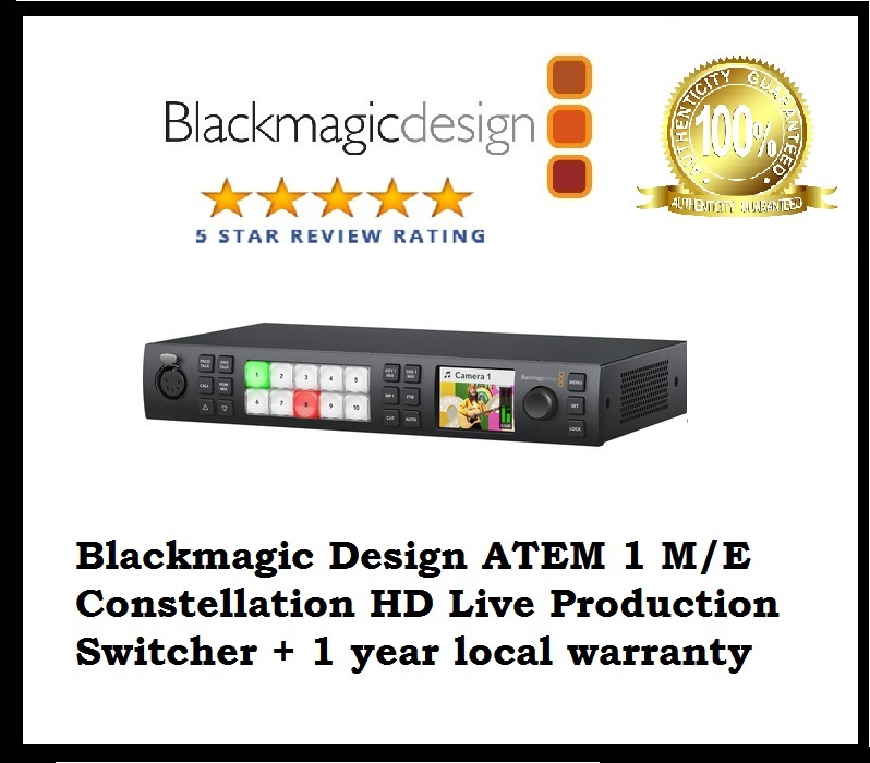 Blackmagic Design ATEM 1 M/E Constellation HD Live Production Switcher ...