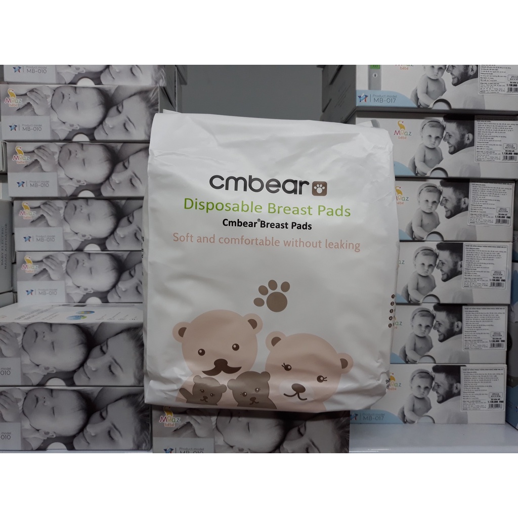 Miếng lót thấm sữa cmbear (gói 108 miếng)/ Vcoool (100 miếng) siêu xịn