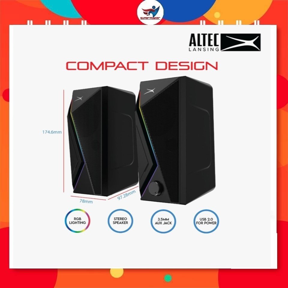 Loa vi tính - Loa Altec Lansing ALGS 9802 (2.0) USB