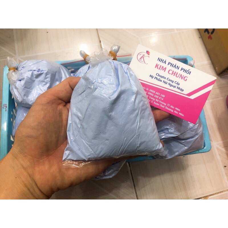 Bột tẩy tóc xanh dương bịch 100g (Tặng bao tay)