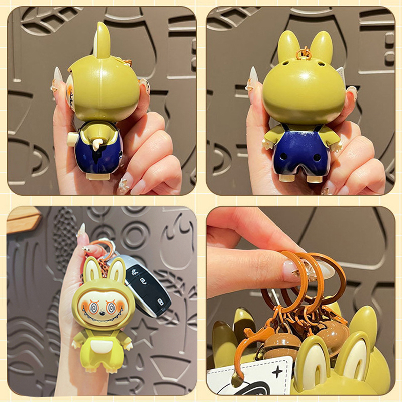 Creative Face Changing Pull Cloth Keychain Cute Cartoon Doll Toy Couple Bag Pendant Phantom Super Store. 