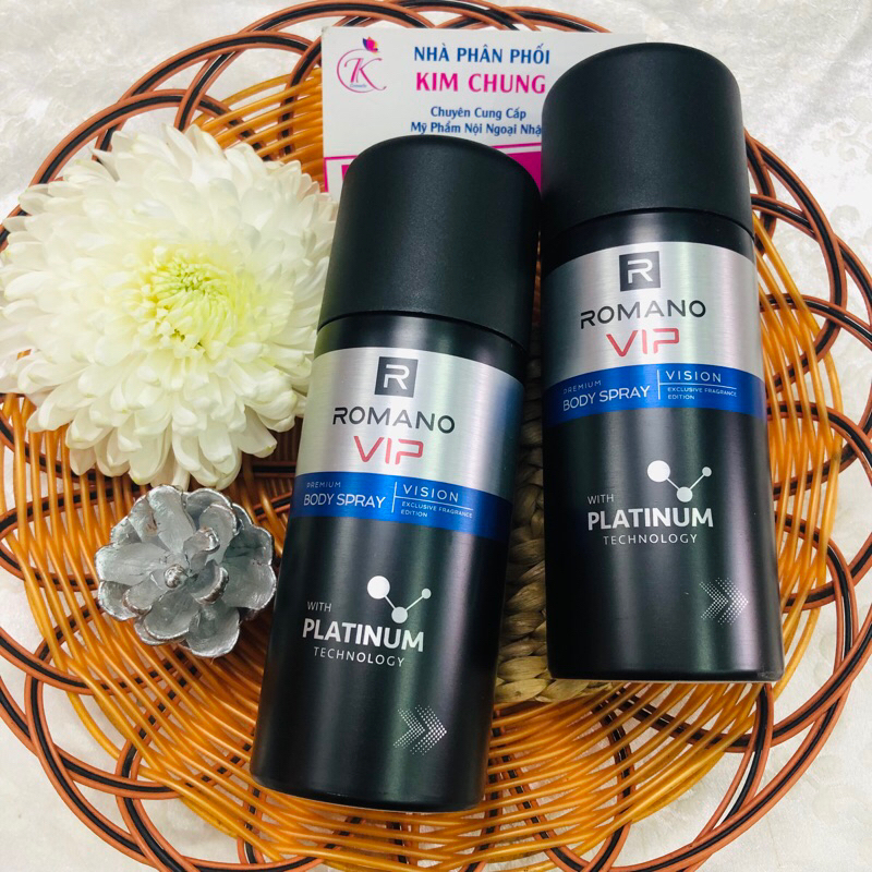 Xịt khử mùi toàn thân Romano 150ml