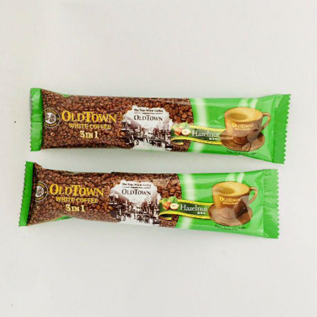 (DATE 2024) COMBO 03 Bịch Cà Phê OLD TOWN White Coffe Hazelnut Malaysia