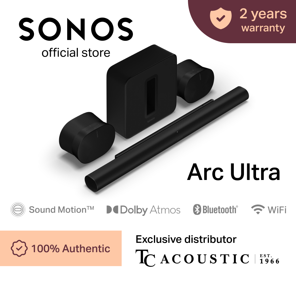 Sonos　Arc　Ultra　ブラック　新品未開封 Sonos Arc Ultra：Dolby Atmos対応ホームシアター用サウンドバー - Sonos