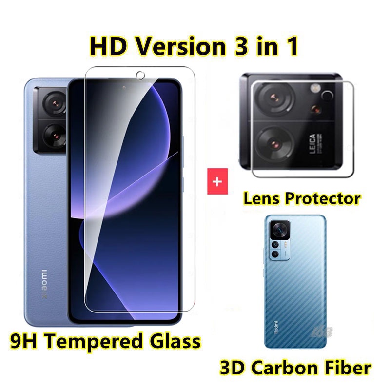 For Xiaomi 13T /13T Pro 9H Tempered Glass Screen Protector + Camera Lens  Film