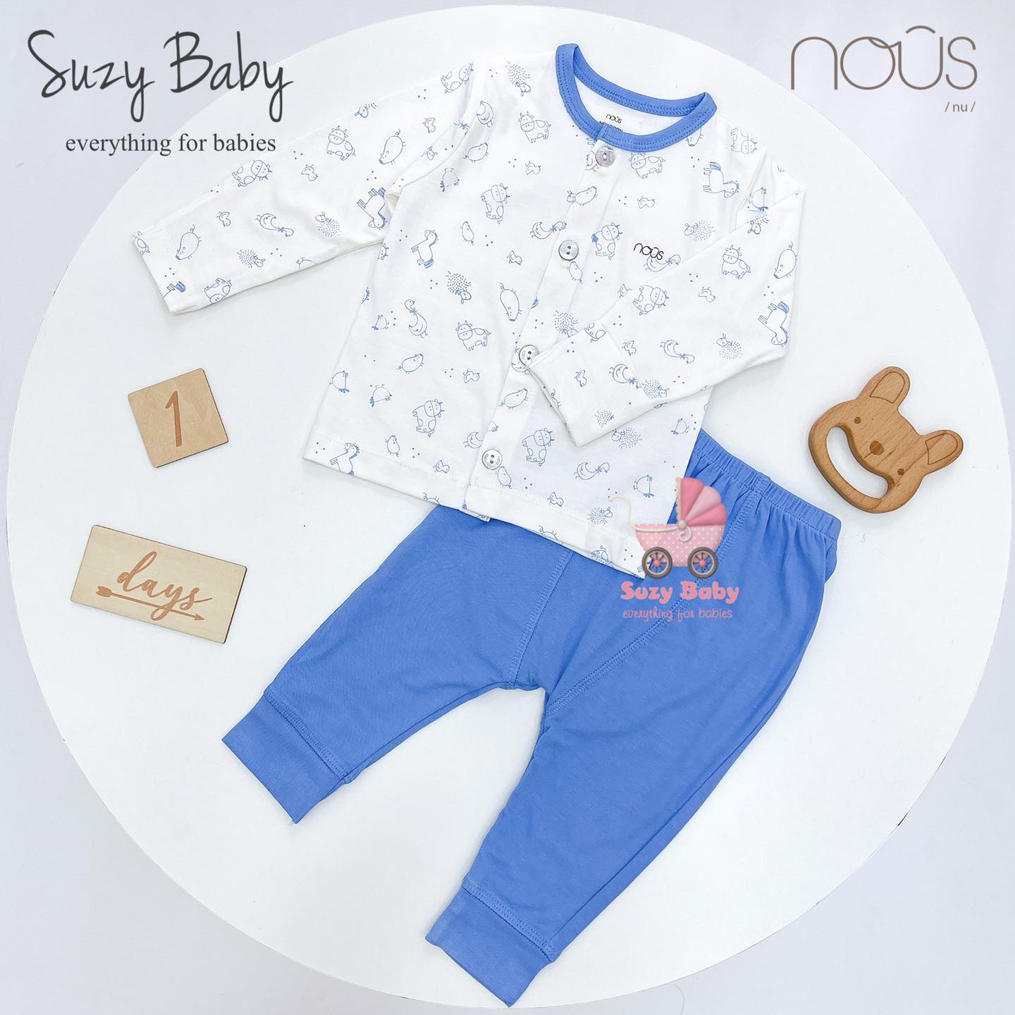BỘ NOUS PETIT CÚC THẲNG NEWBORN