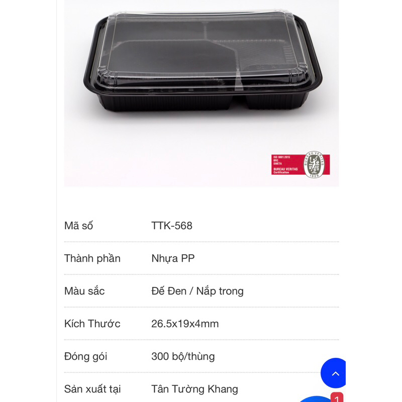 1 Hộp cơm 4 ngăn HT25