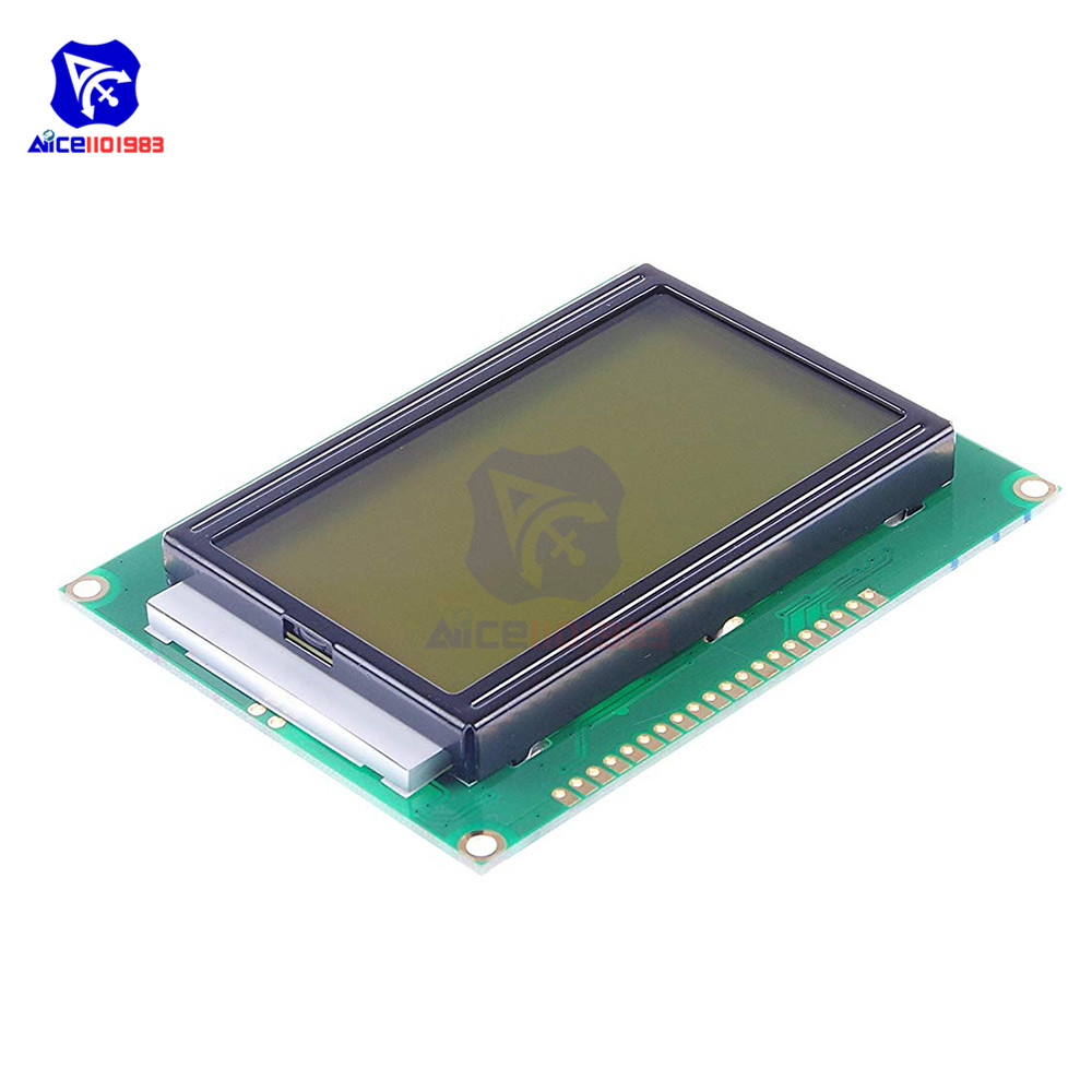 【New Arrivals】diymore 128x64 Dots Graphic 12864 LCD Display Module with Backlight ST7920 IIC I2C SPI for Arduino Raspberry Pi STM32 3D Printer. 