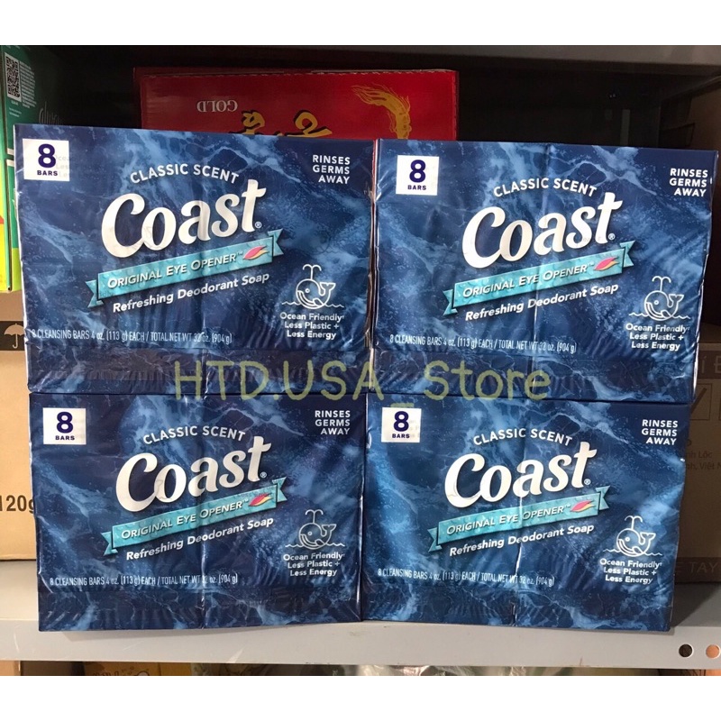 thùng 6 lốc Xà Bông Cục Coast Mỹ ( mẫu mới )