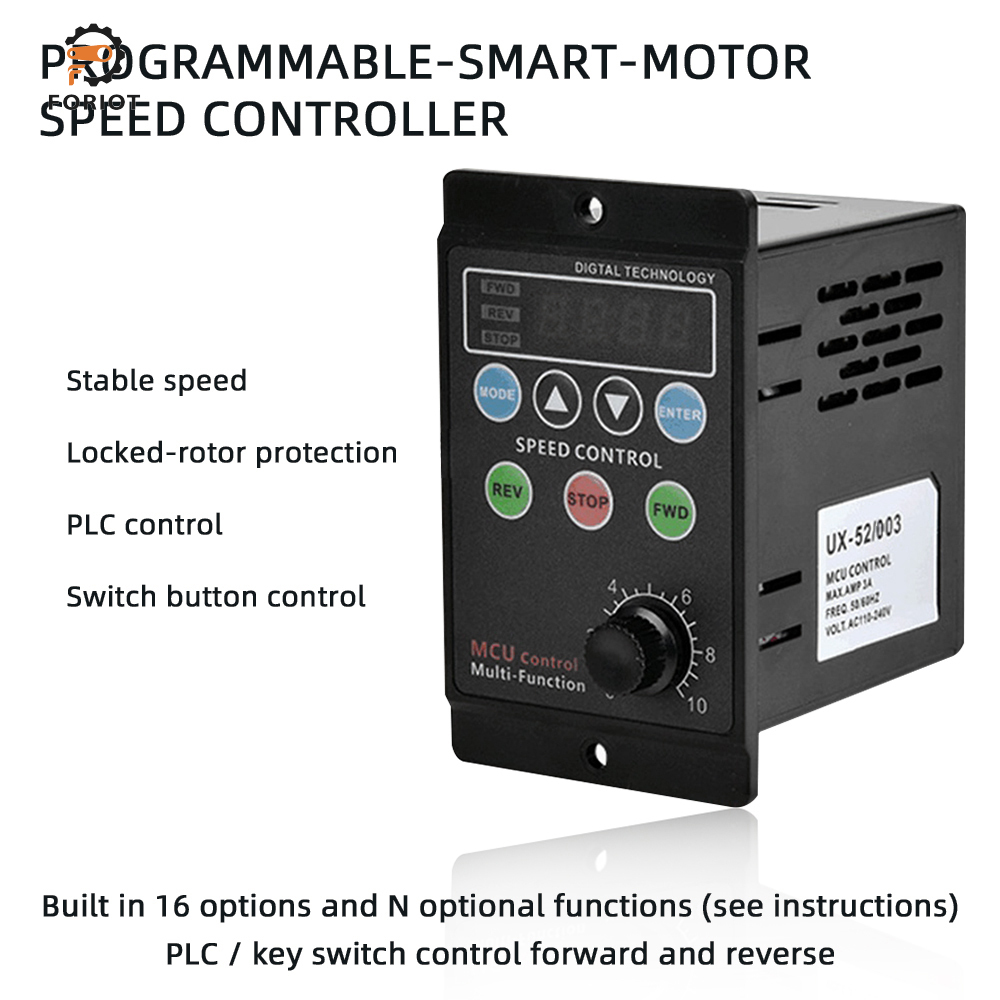 Foriot AC 220V Intelligent Speed Controller Produces AC Motor Speed Controller