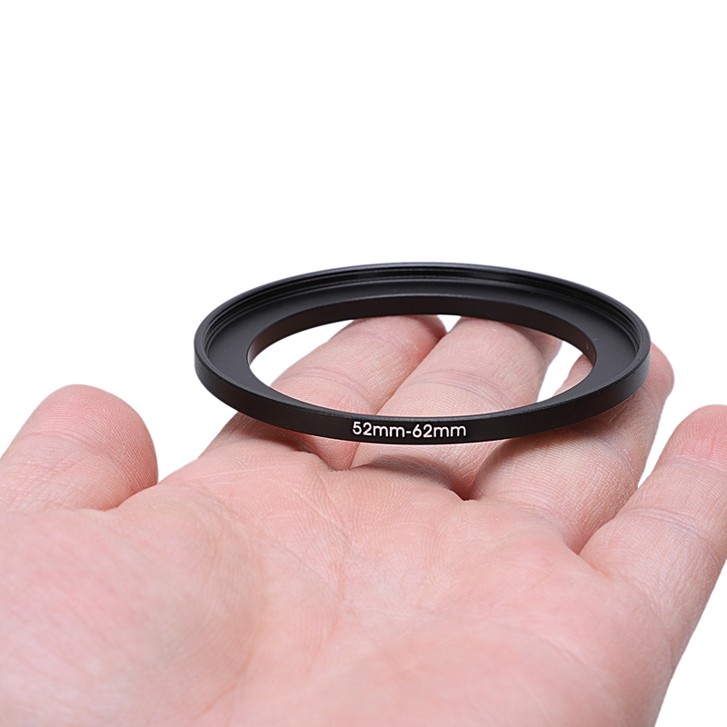 52mm-62mm 52mm to 62mm Black Step Up Ring Adapter for Camera