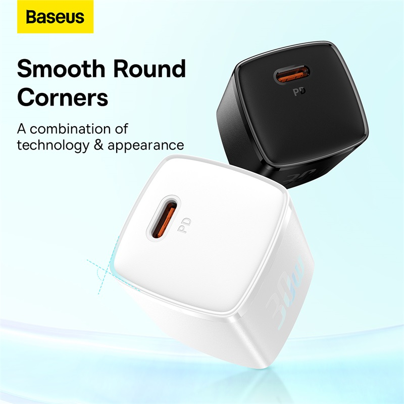 Củ Sạc Baseus Mini Usb C Qc3.0 Pd 30w Sạc Nhanh Cho Điện Thoại