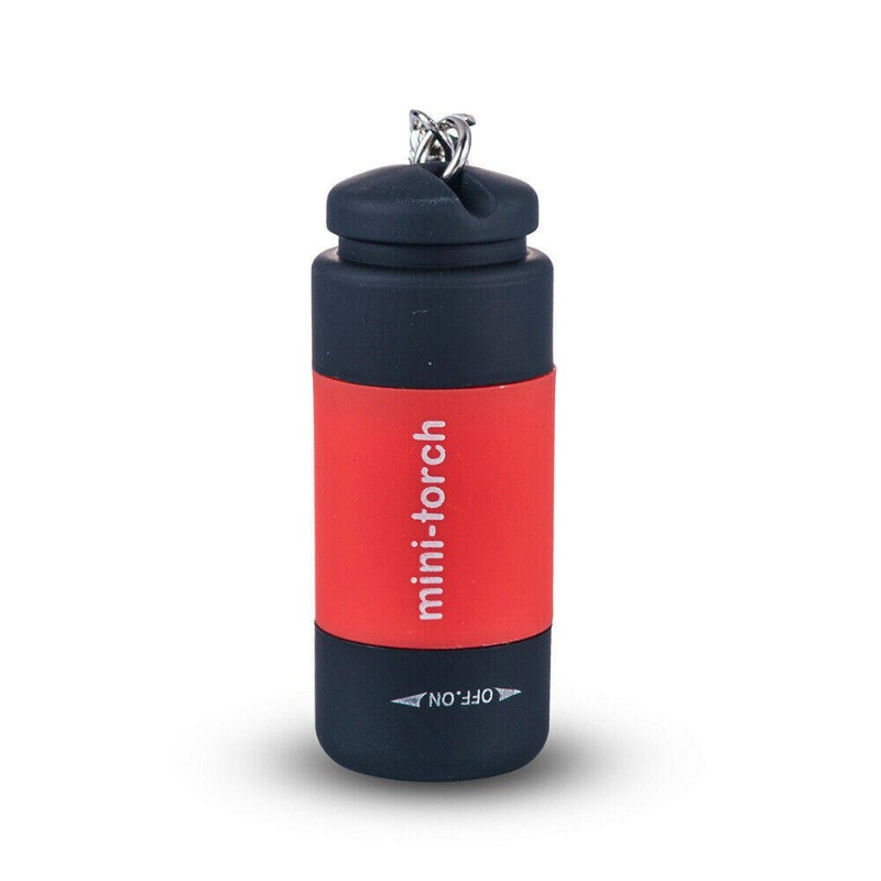 Mini LED Flashlight Portable USB Rechargeable Waterproof Pocket Keychain Flashlight Outdoor Camping Emergency Lights.