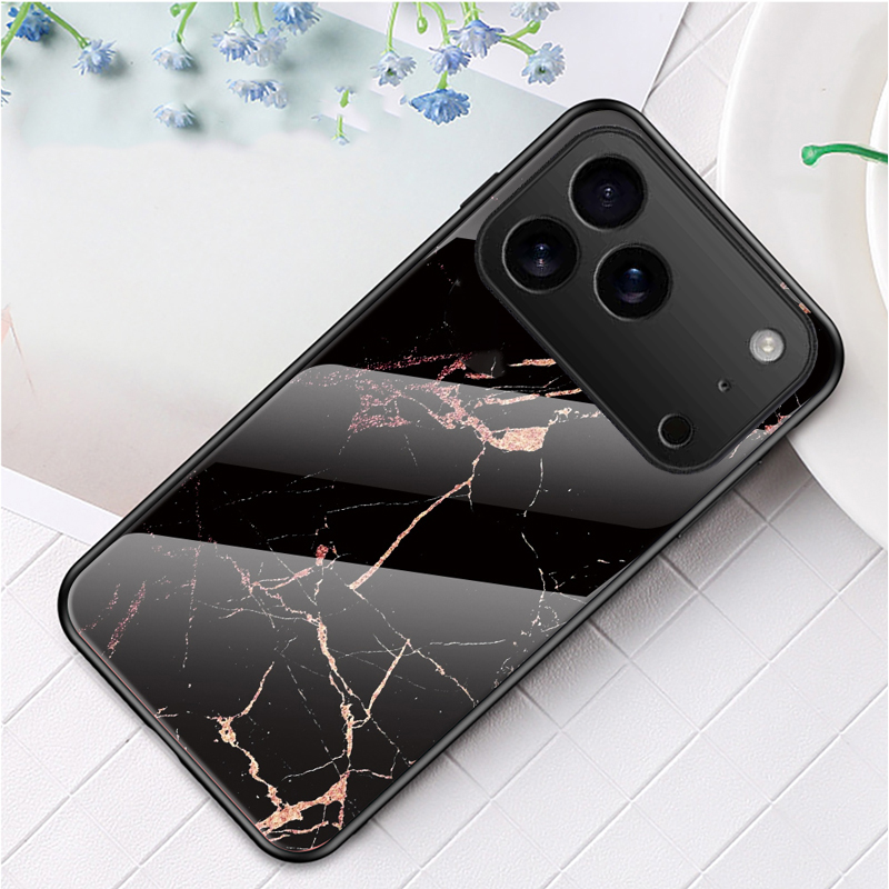 Phone%20case%20For%20iPhone%2017%2017%20Air%2017%20Pro%20Max%20Back%20cover%20Fashion%20Marble%20Hard%20Tempered%20Glass%20Protector%20Soft%20Silicone%20Cover%20For%20iPhone%2017%20Pro%20Max%20Cover%20cases%20-%20Image%202