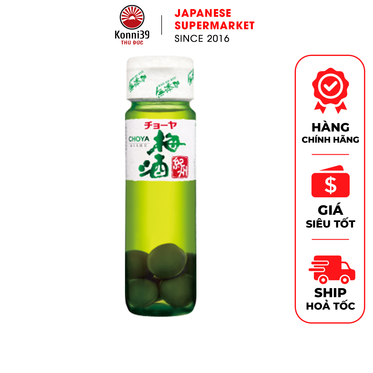 NƯỚC MƠ CHOYA NHẬT BẢN (CHAI 720ML) - HÀNG NỘI ĐỊA NHẬT