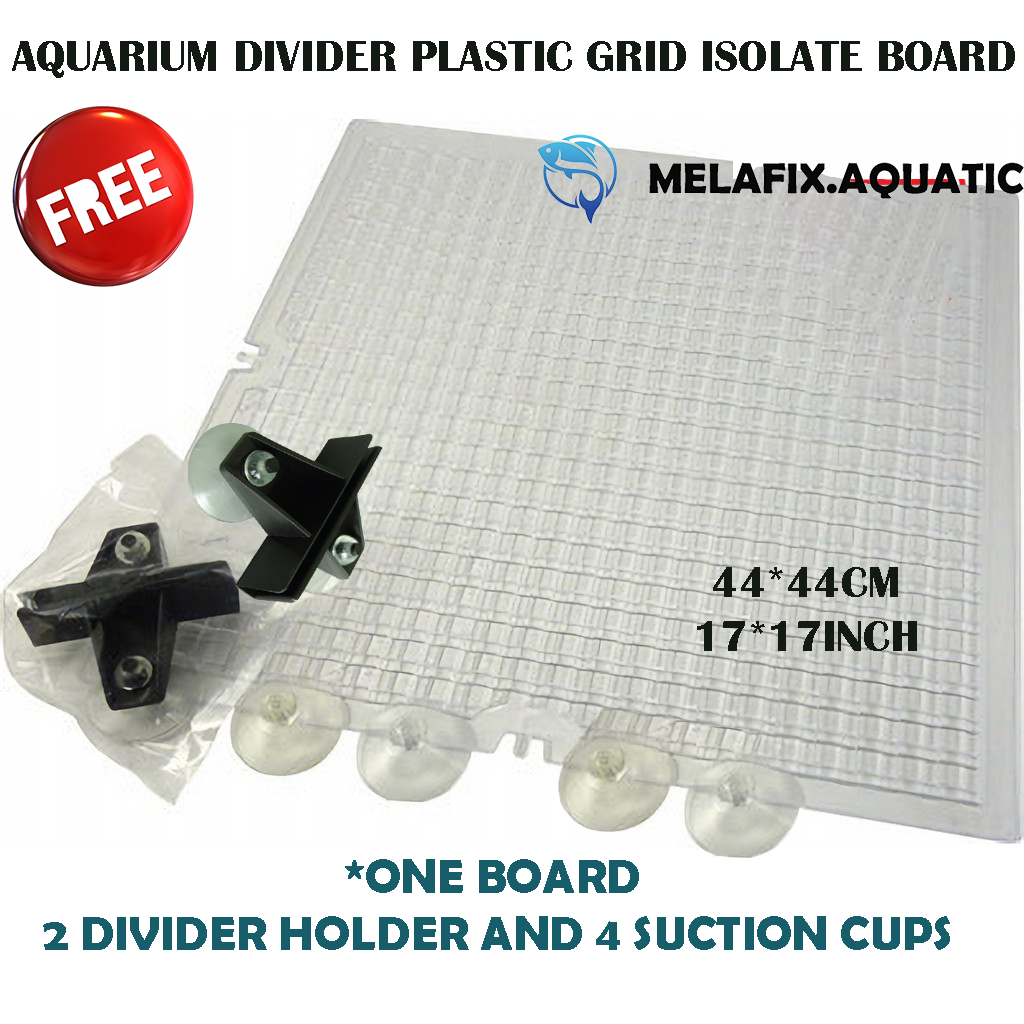 Aquarium Divider 12''/15''/18'' rays Plastic Grid Isolate Board Divider