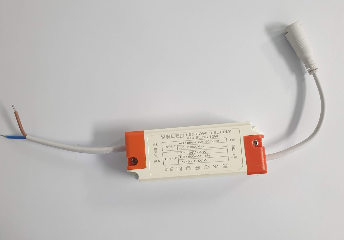 Nguồn đèn led âm trần 8W đến 12W