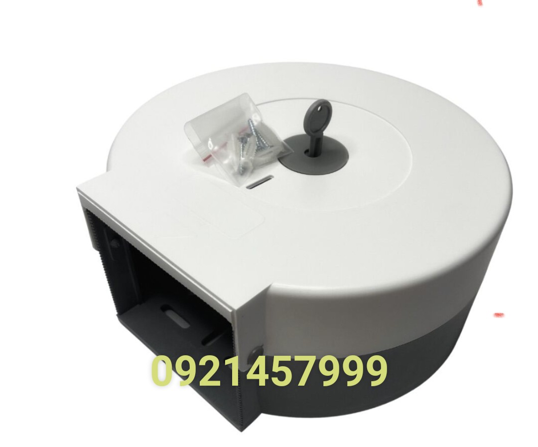 Hộp đựng giấy vệ sinh cuộn lớn - trắng
