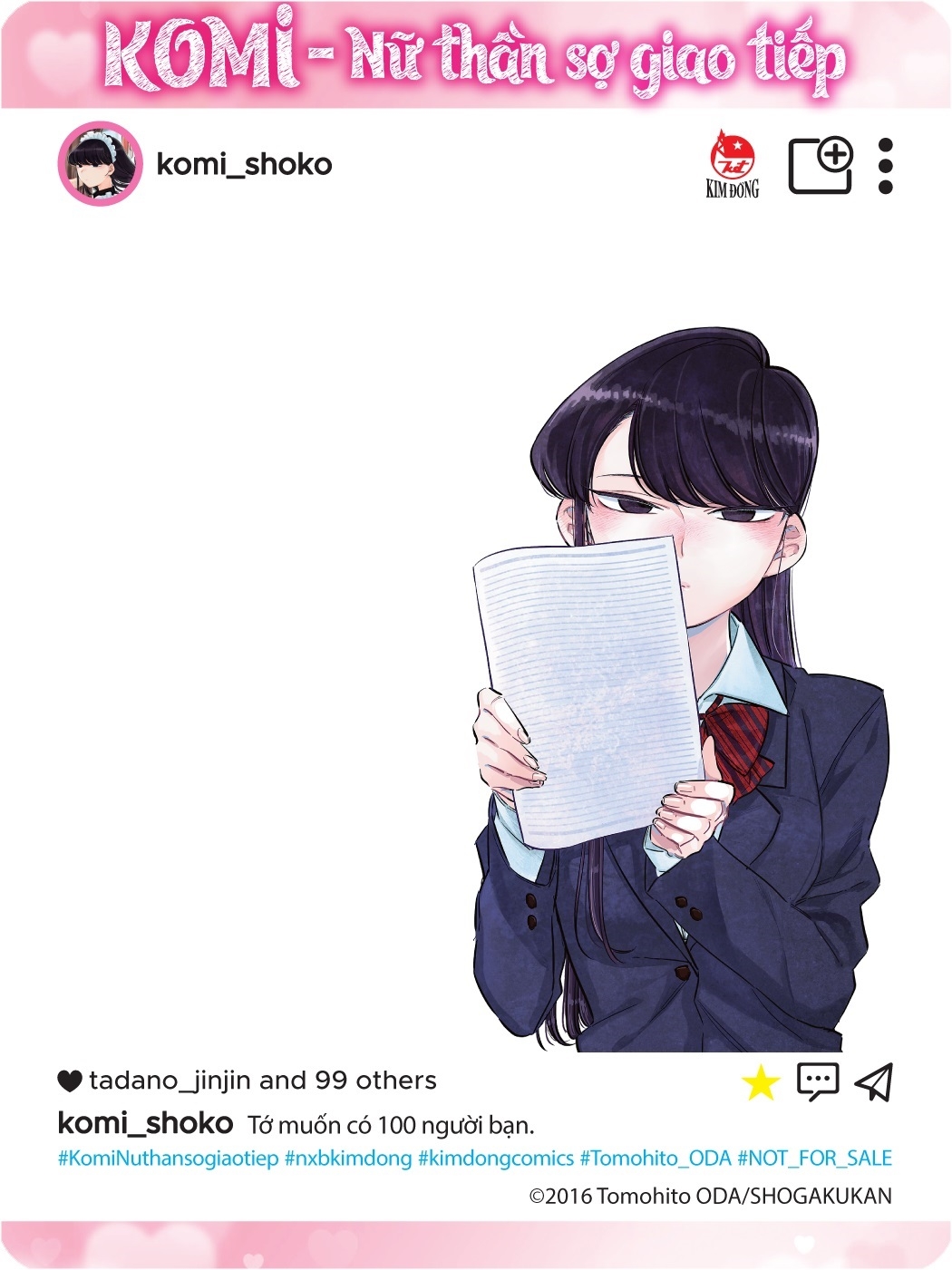Komi - Nữ Thần Sợ Giao Tiếp Vol 4, 6, 8 (nguyên seal, đủ quà)