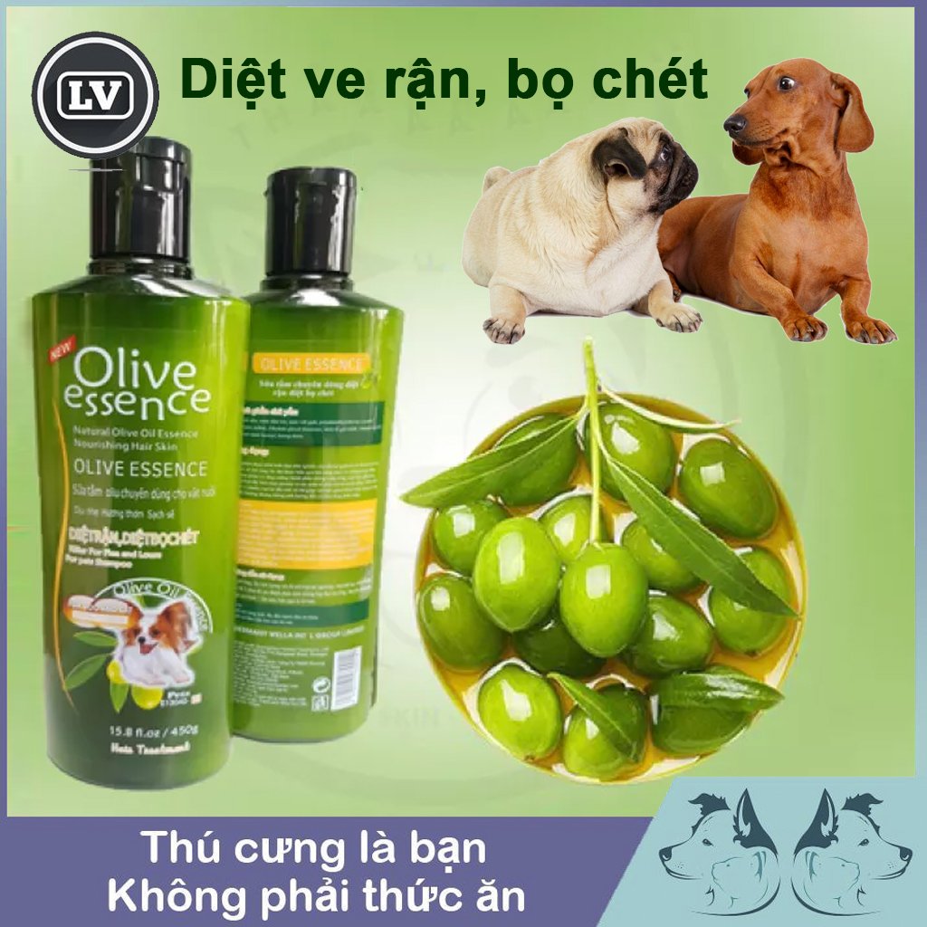 Nước rửa Chén Tinh chất Trà Xanh olive kernel oil 450ml cat dog bath oil