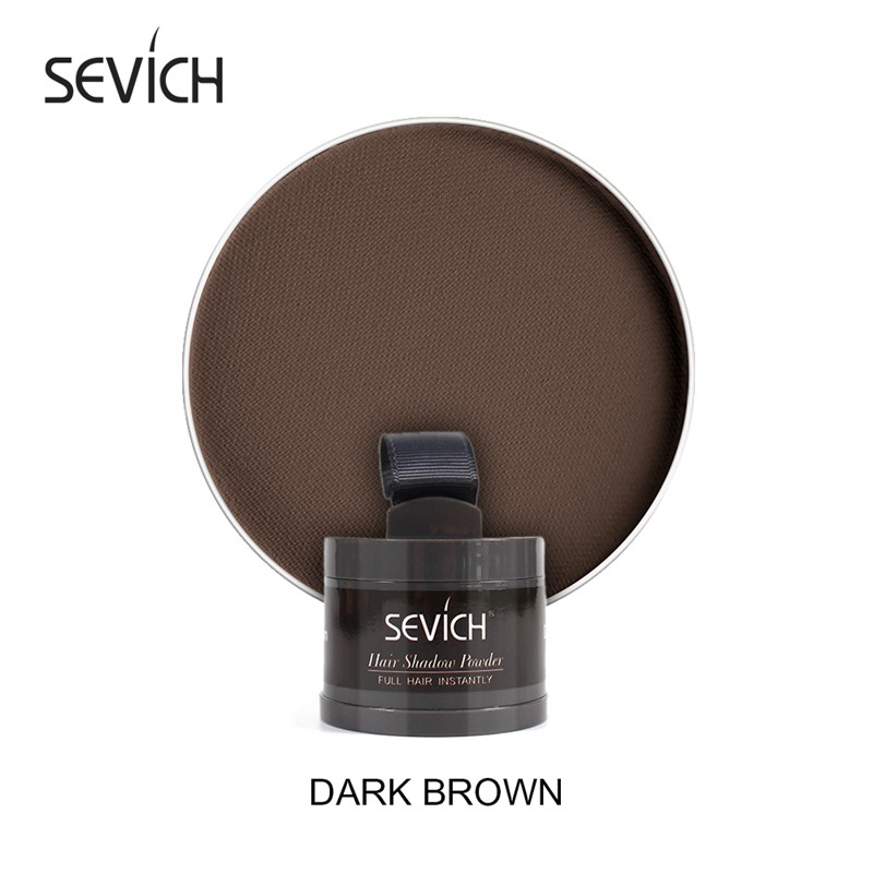 SEVICH Hair Shadow Powder Quick Concealer Hairline (Dark Brown/Black