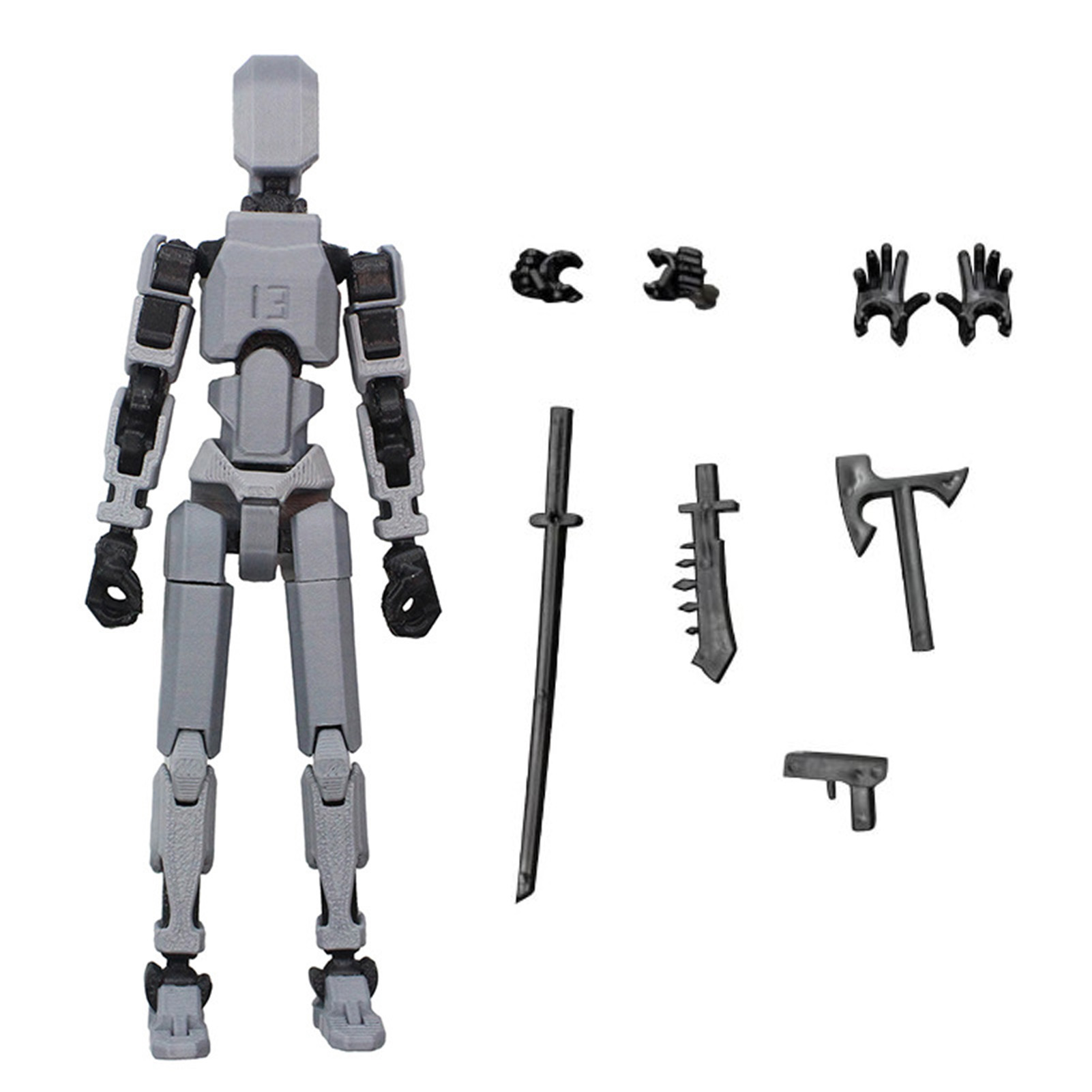 Cool Action Figure Transforming Robot Action Figure with Weapon Movable ...