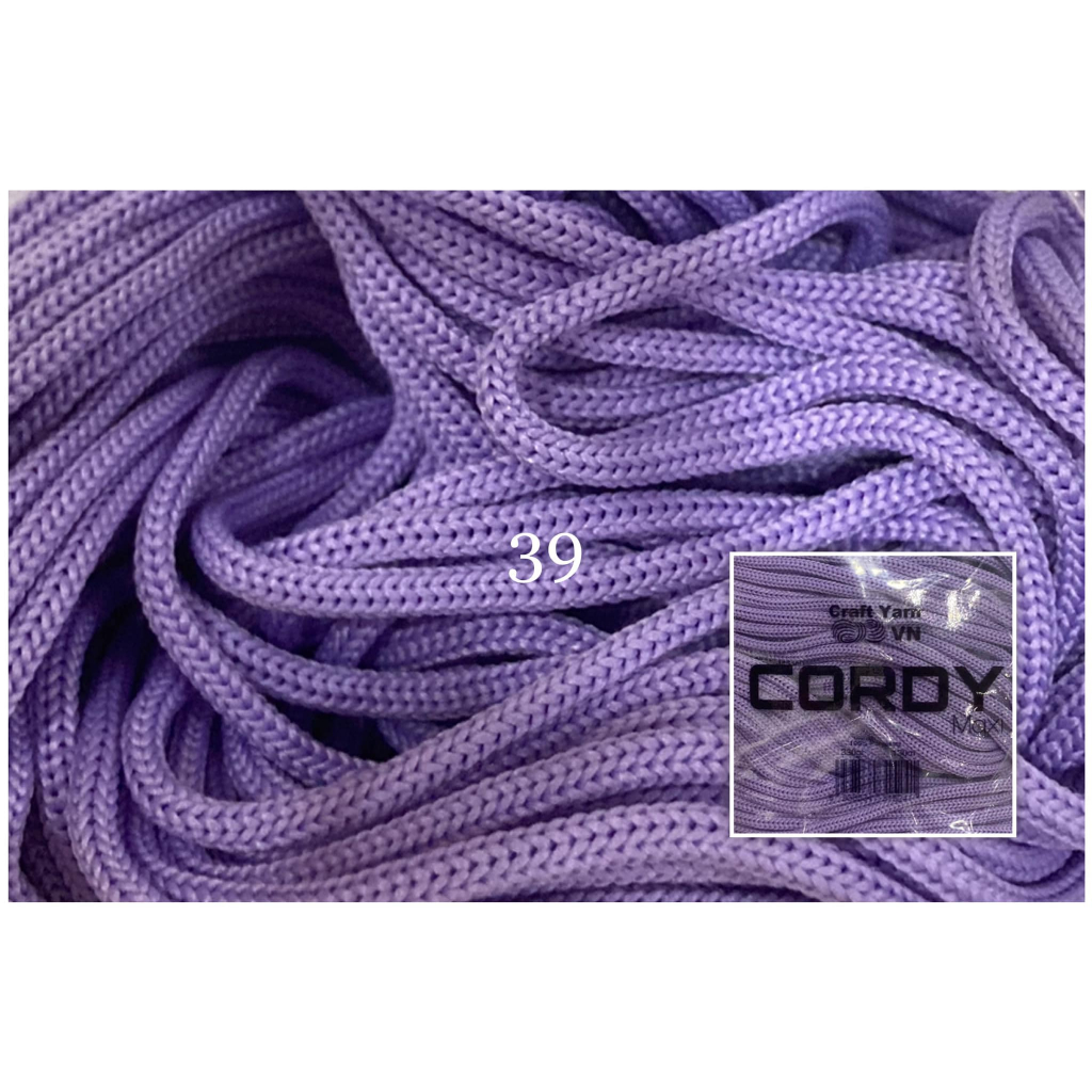 Sợi dệt 3mm Cordy Maxi Craft Yarn móc túi xách, mũ thời trang cuộn 330g