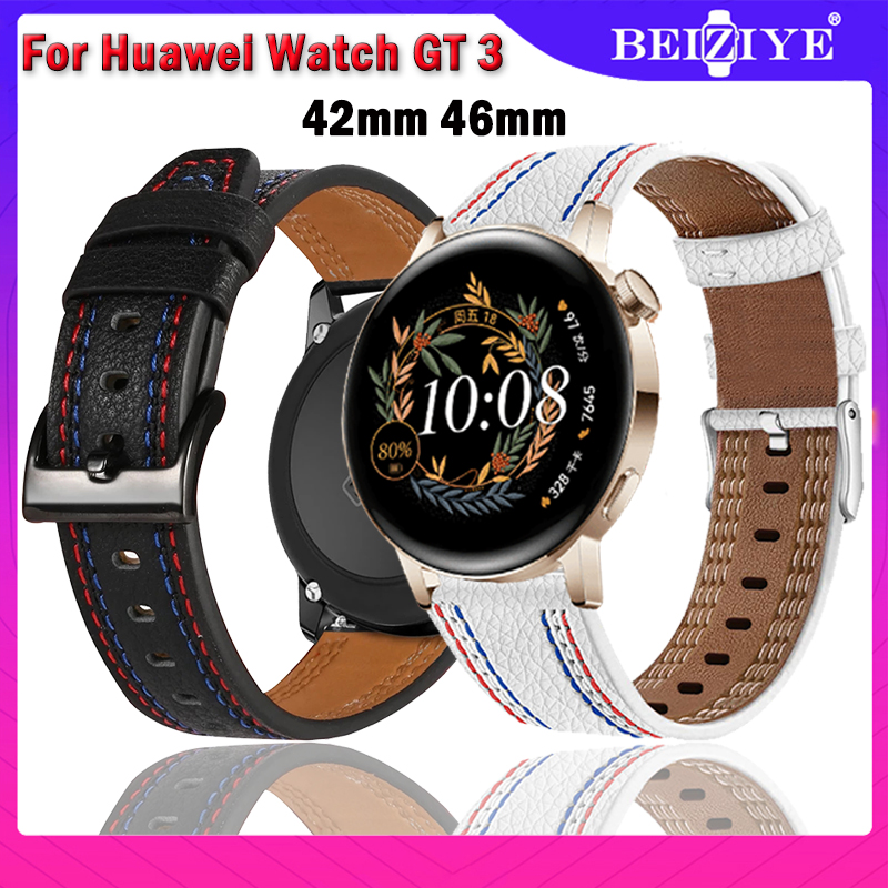 Dây da cho Huawei Watch GT 3 46mm 42mm Accessorie dây đeo tay cho Huawei Watch GT 3 dây đeo đồng hồ