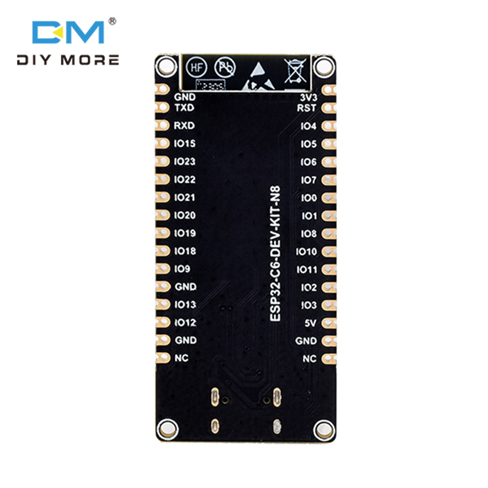 diymore ESP32-C6 Wifi Bluetooth bảng mạch phát triển onboard mô-đun ESP32-C6-WROOM-1-N8 wifi6 risc-v bảng mạch phát triển