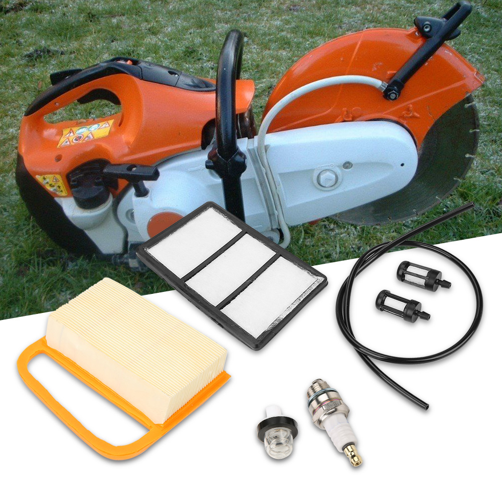 Air filter service kit air filter fuel filter primer bulb & plug for stihl ts410 ts420 cut off saw quality assurance long service life