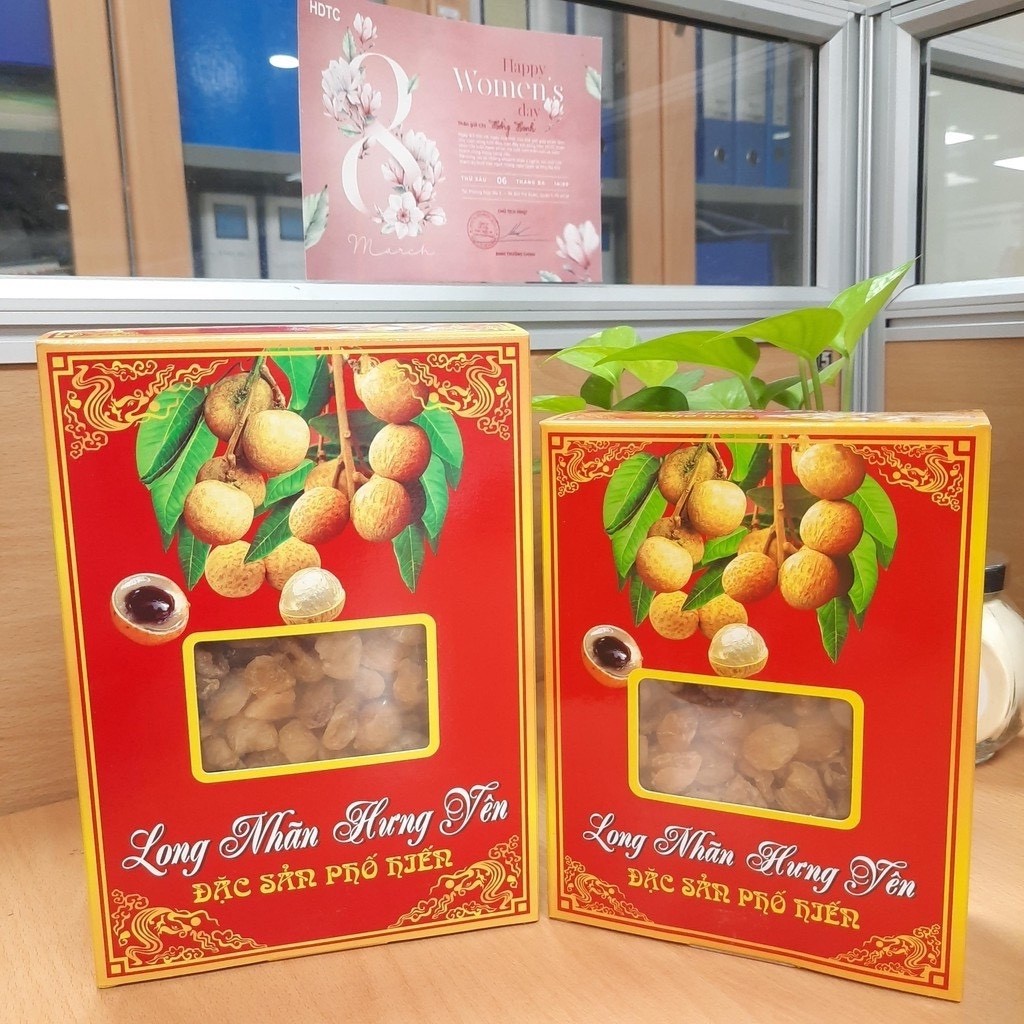 Long nhãn sấy khô hưng yên hafarm, chưng yến, nấu chè giúp bổ huyết an thần hal10