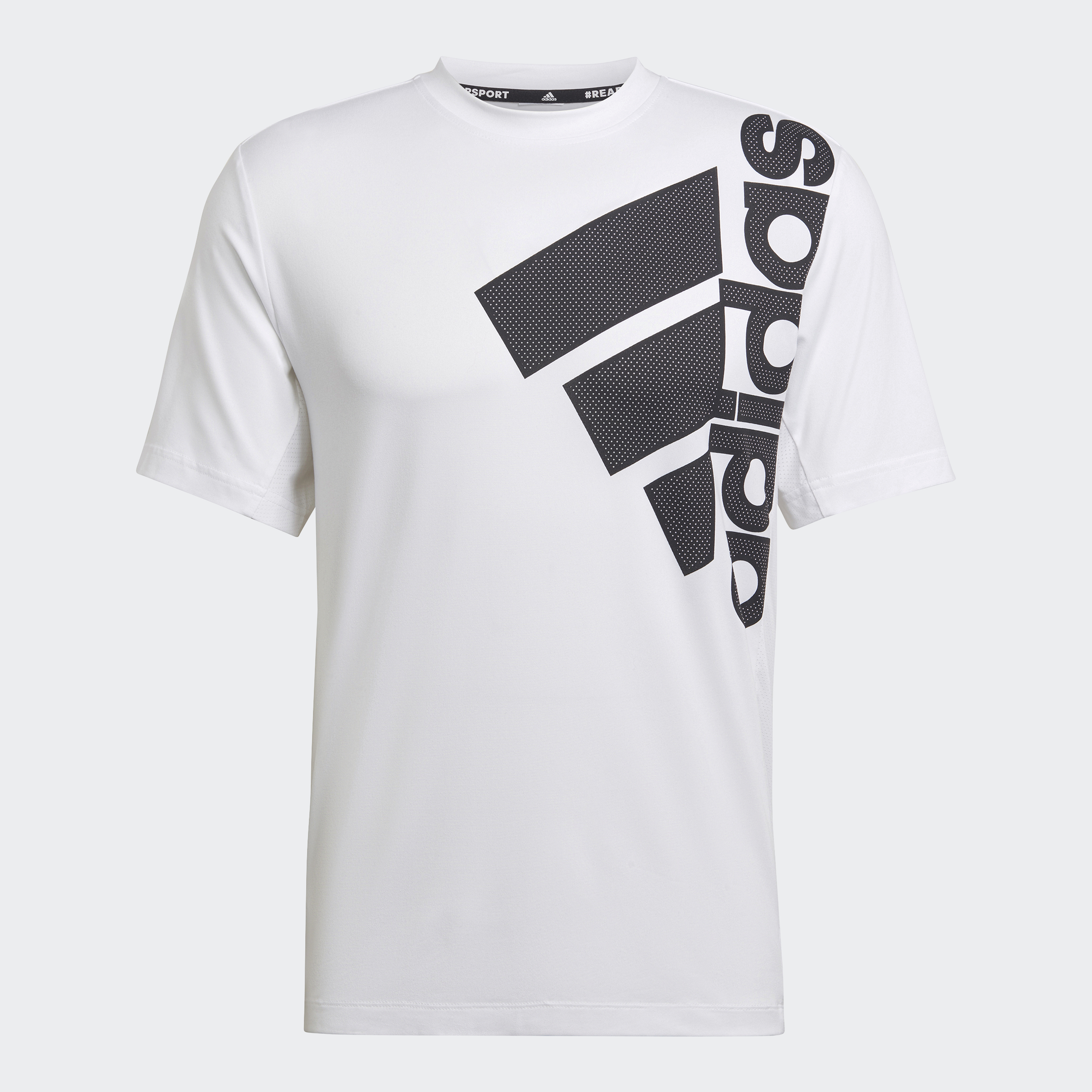 Adidas tập luyện áo thun tập luyện big badge of sport nam trắng hl8800