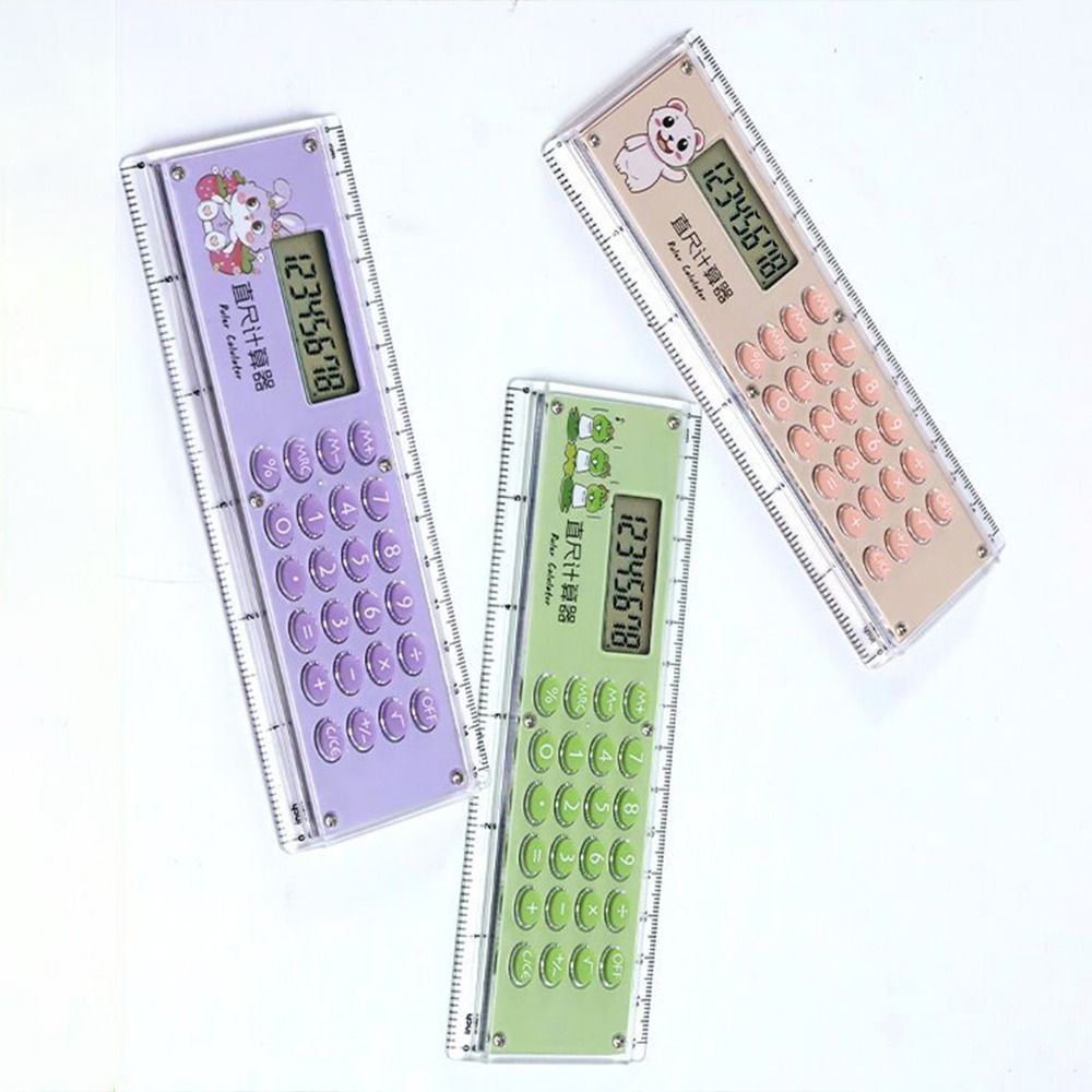 New%208%20Digit%20Straight%20Ruler%20With%20Calculator%2015cm%20Mini%20Students%20Measuring%20Ruler%20Kawaii%20Cartoon%20Stationery%20Drawing%20Tool%20Office%20-%20Image%206