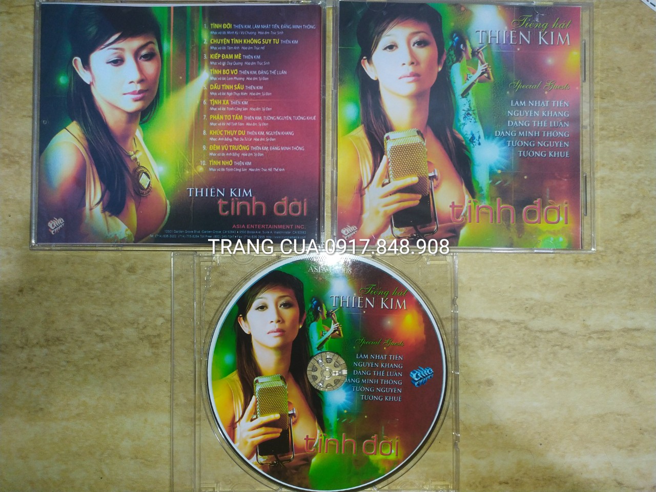 Bộ 07CD ca sĩ Thiên Kim nhạc hải ngoại