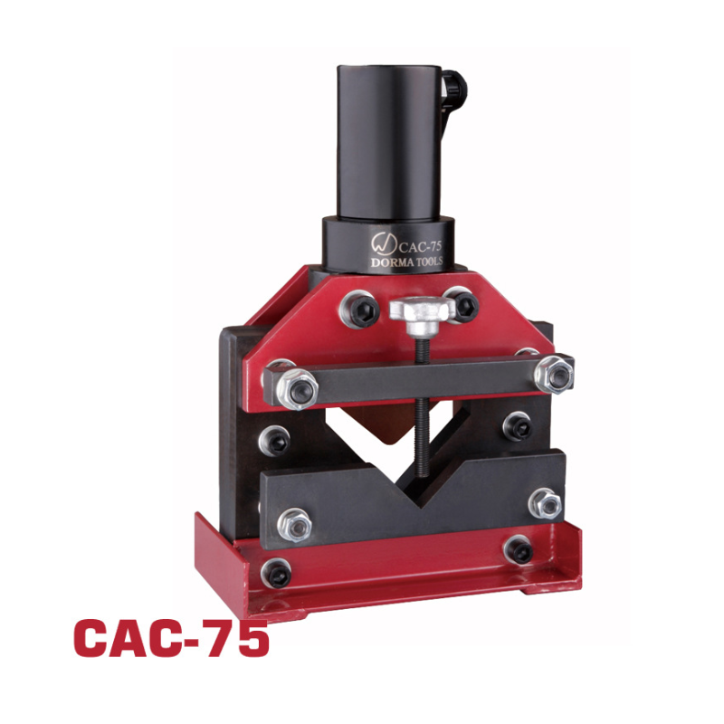 CWC-75 Hydraulic Angle Steel Cutter Angle Iron Busbar Cutting Machine ...
