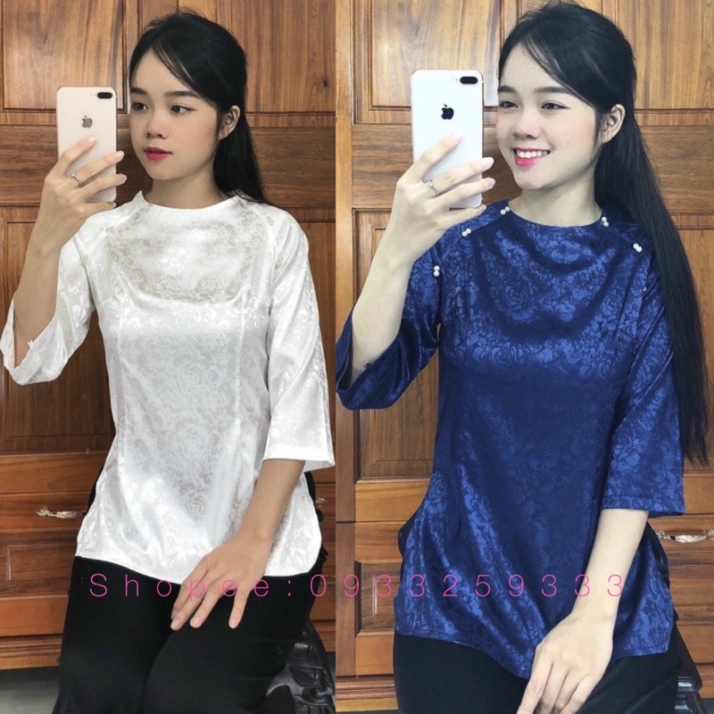 Đồ Lam Đi Chùa# Cổ Thuyền Nút Ngọc Gấm