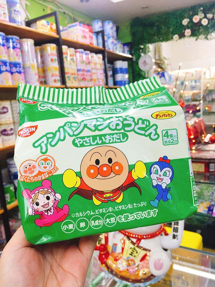 Mì chú hề Nissin xanh cho bé