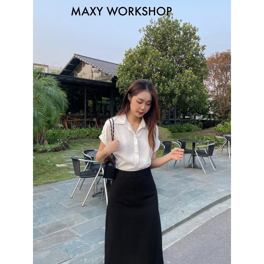 Áo sơ mi ngắn tay cánh dơi sleeve shirt Maxy Workshop