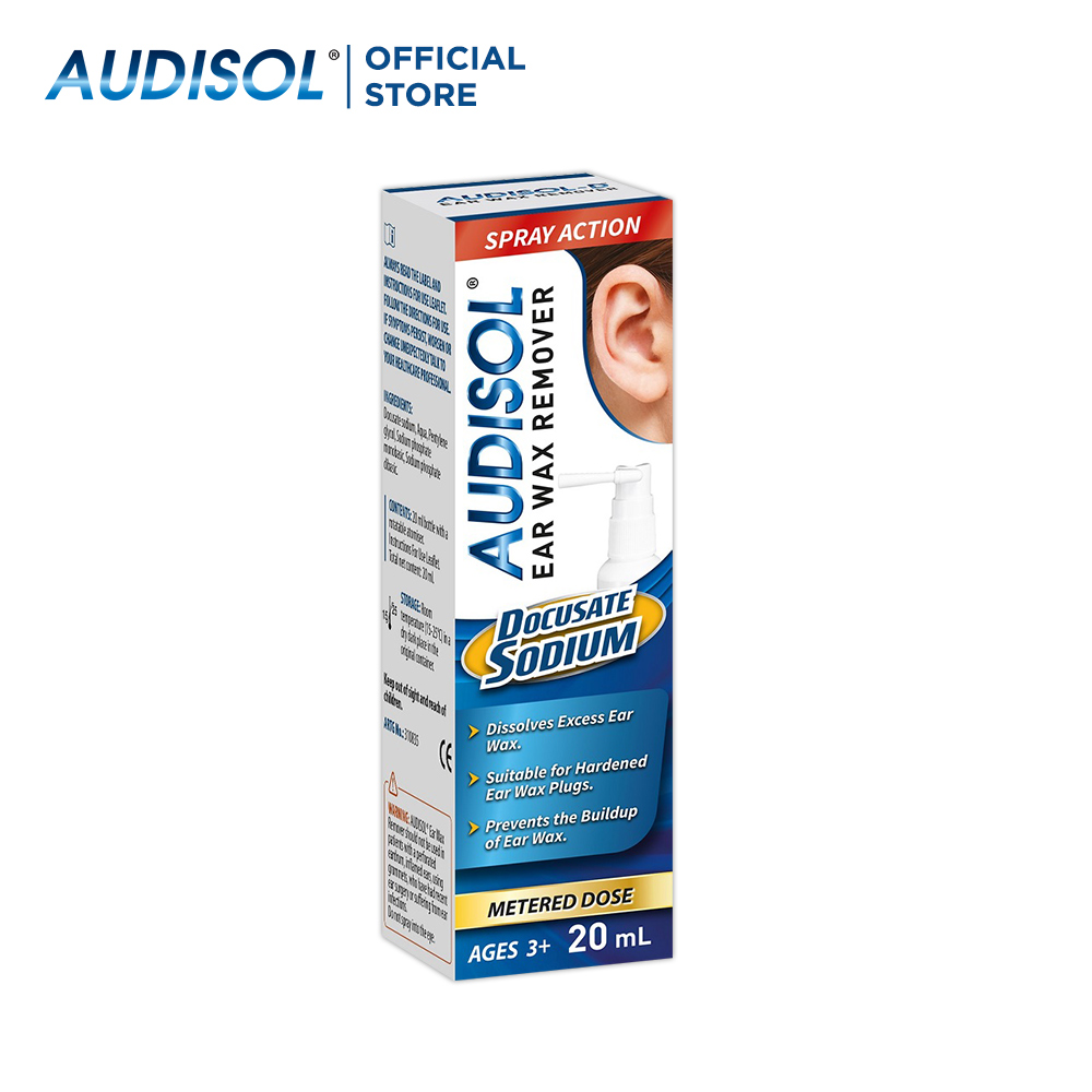 Audisol Ear Wax Remover 20ML Lazada Singapore