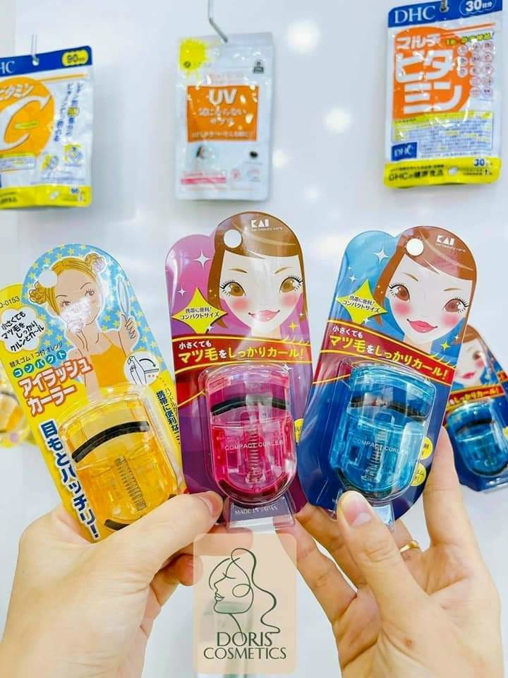 Kẹp Bấm Mi Cao Cấp Nhật Bản Kai Compact Siêu Cong Mi