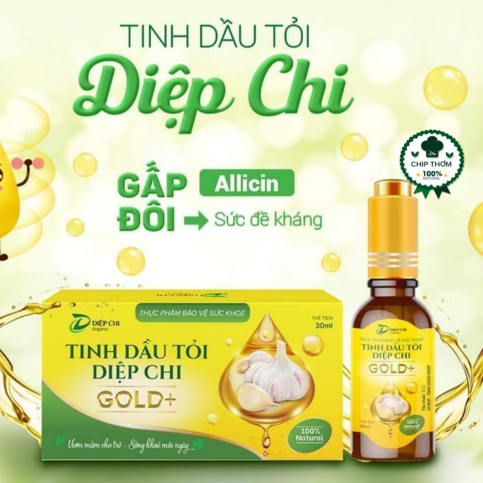 [HCM]Tinh Dầu Tỏi Diệp Chi Gold+