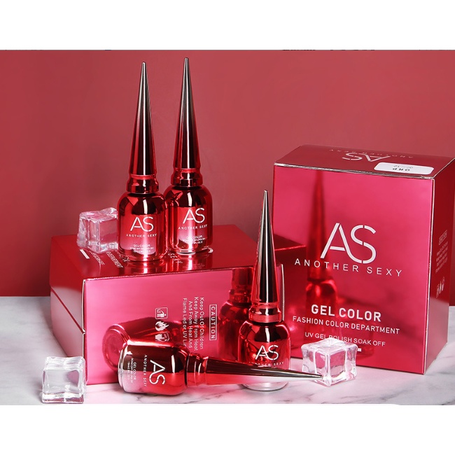 Sơn Gel Nhũ Ngọc Trai AS Chai Đỏ 15ml