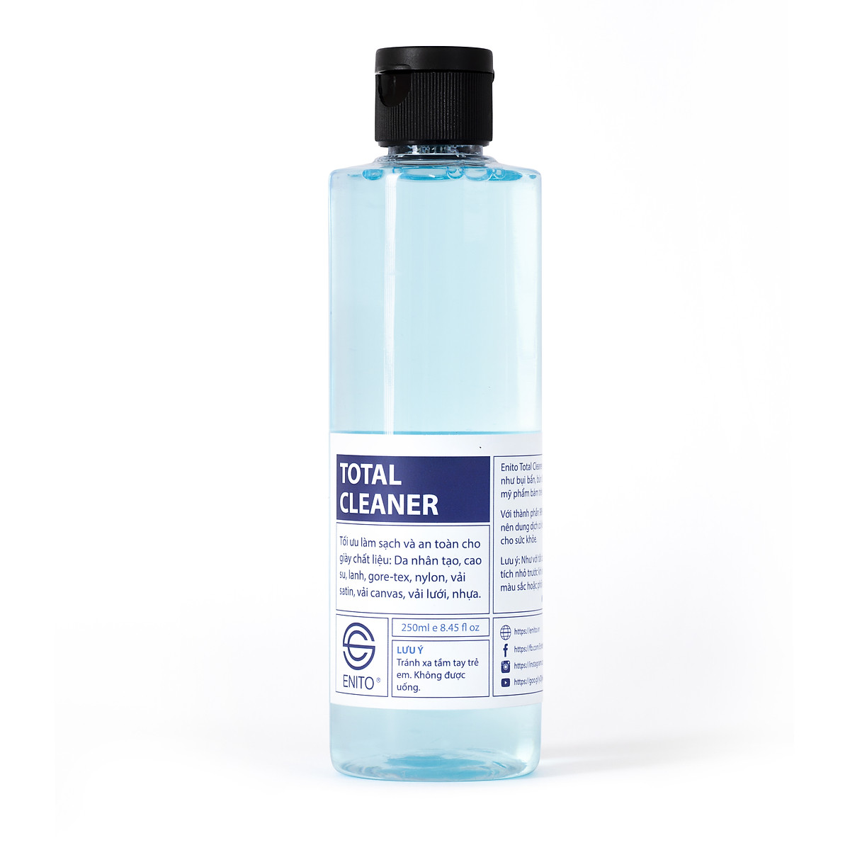 [Chính hãng] [Ảnh thật] Dung dịch vệ sinh giày Enito Total Cleaner 250ml