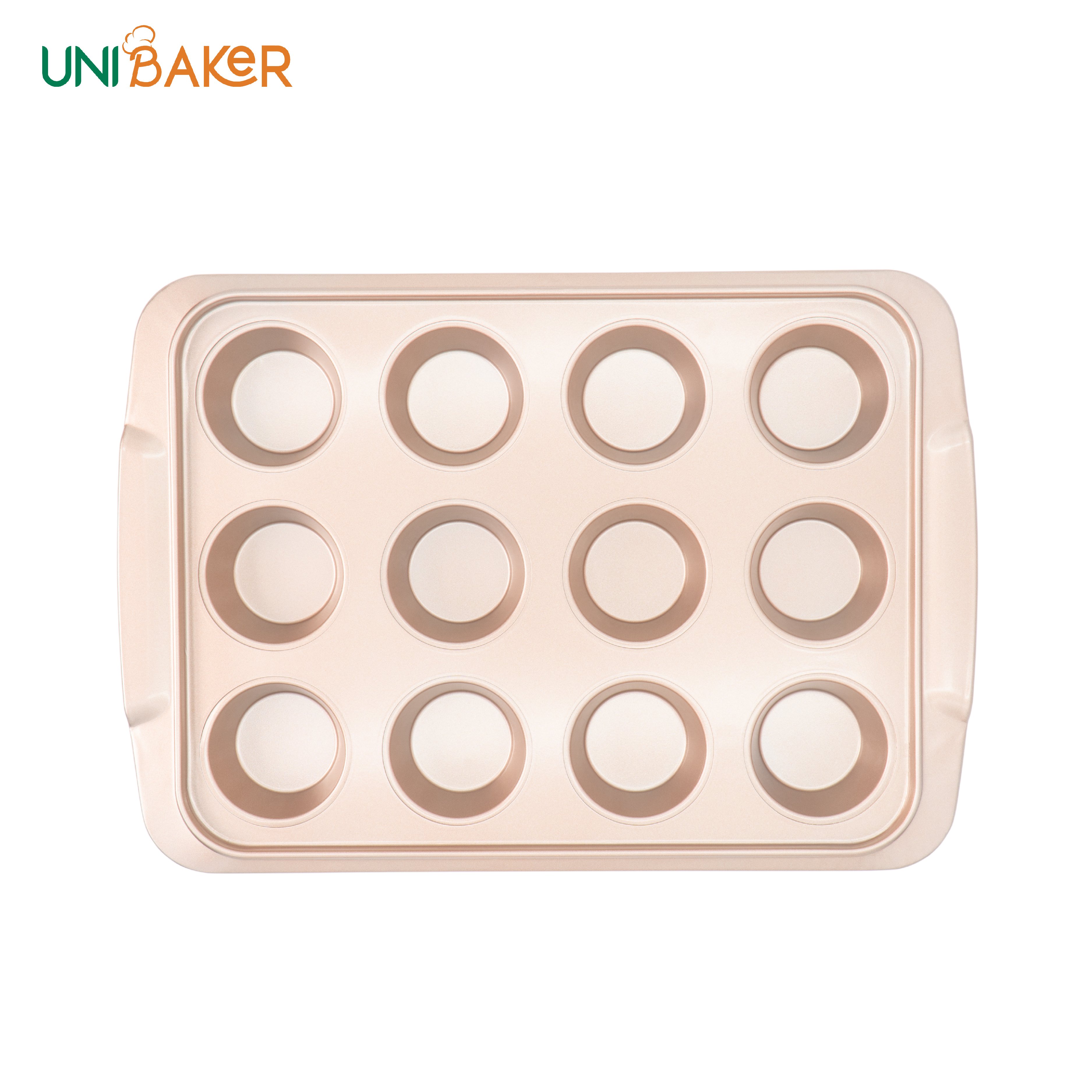 Khuôn nướng 12 bánh Cupcake Unibaker