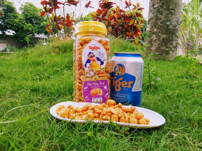Combo 2 hũ Đậu phộng Tỏi ớt Tân Tân (275g/hũ)