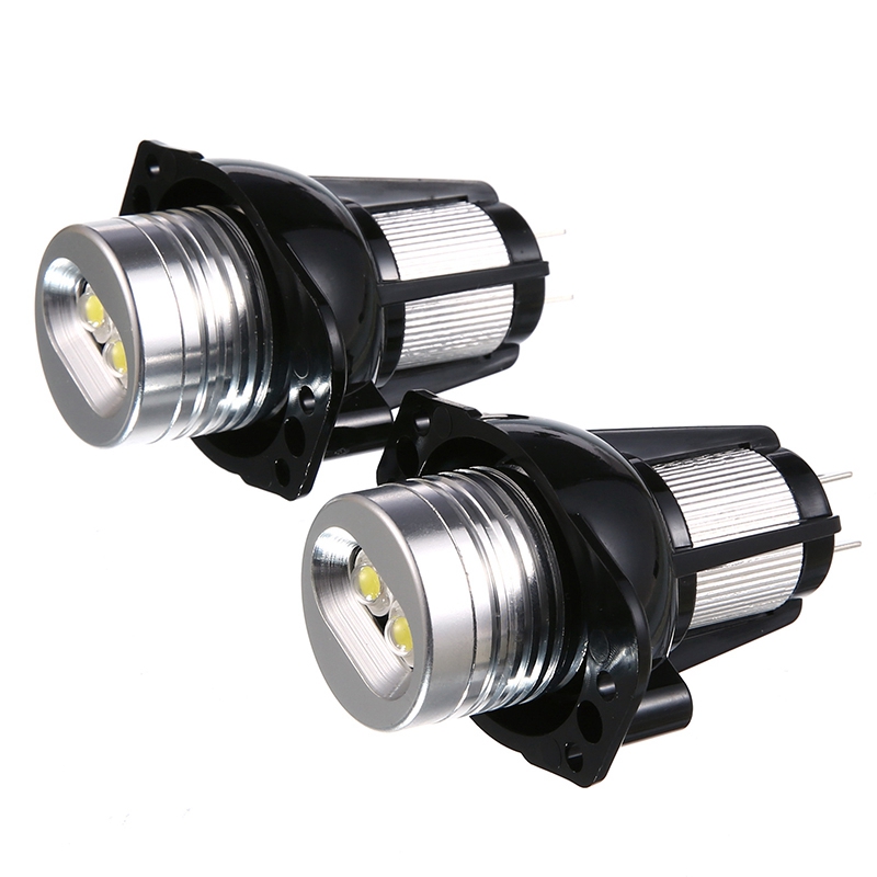 2x led angel eye halo ring marker light bulb 20w for e90 e91