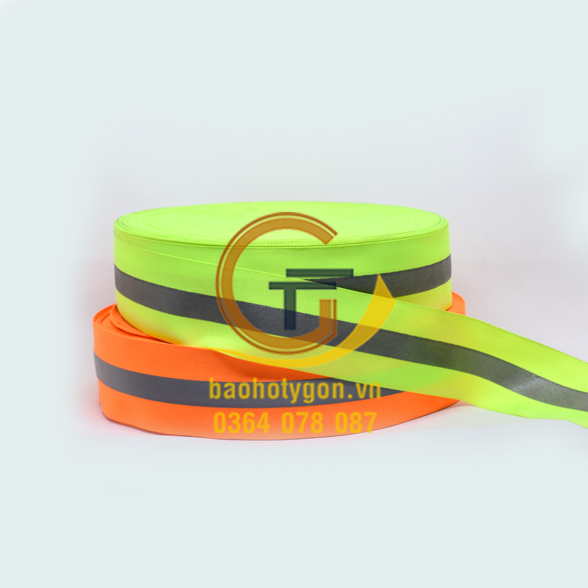 Cuộn dây vải phản quang cảnh báo dài 100m